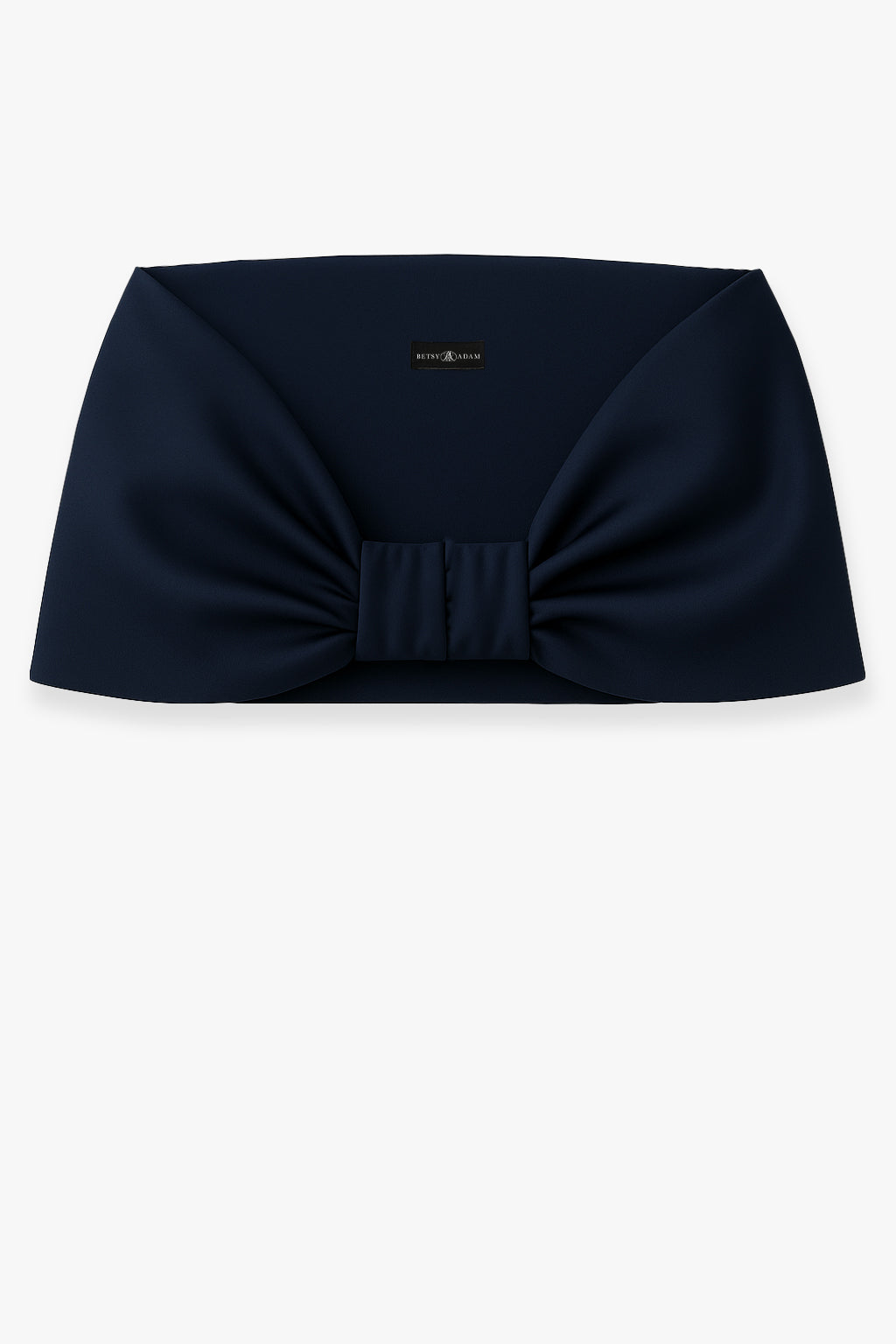 XSCAPE Navy | "Thalia" Stretch Mikado Shawl Wrap